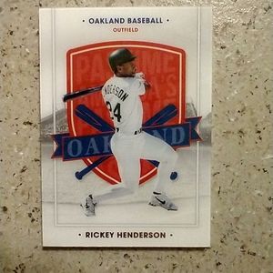 RICKY HENDERSON Panini America Pastime